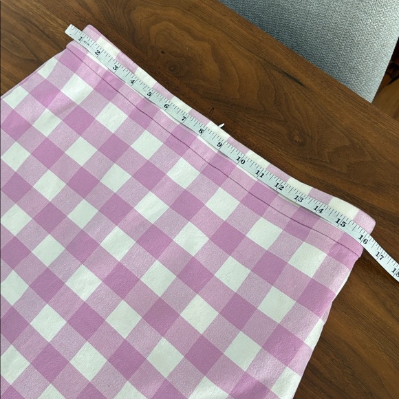 J. Crew Pencil Skirt in Gingham Check Ponte Knit Size 8 - Picture 6 of 7